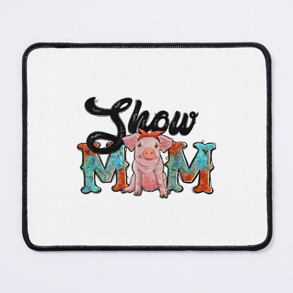 Item preview, Pig Farm Animals Cow Tag Pig Western Mom Sunflower Show Mom designed and sold by HubmanCoca.