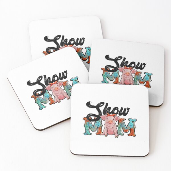 Item preview, Pig Farm Animals Cow Tag Pig Western Mom Sunflower Show Mom designed and sold by HubmanCoca.