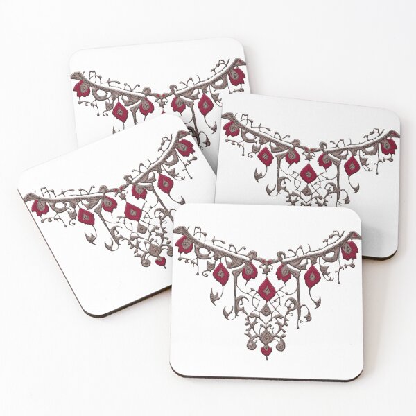 Item preview, Traditional Digital Embroidery of Esthetic Vampire European Victorian Gothic Pattern designed and sold by Kai Multiverse.
