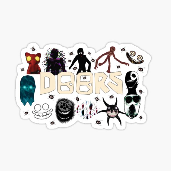 Roblox door, figure Active  Sticker for Sale by taylarrpegram