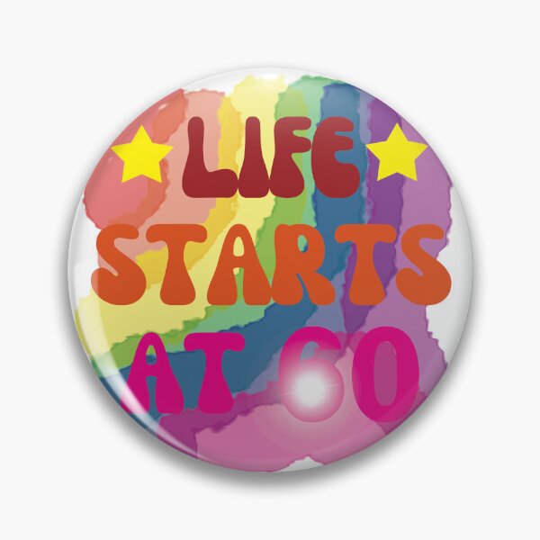 Item preview, Happy 60th Birthday - Life starts at 60  designed and sold by EunsooLee.