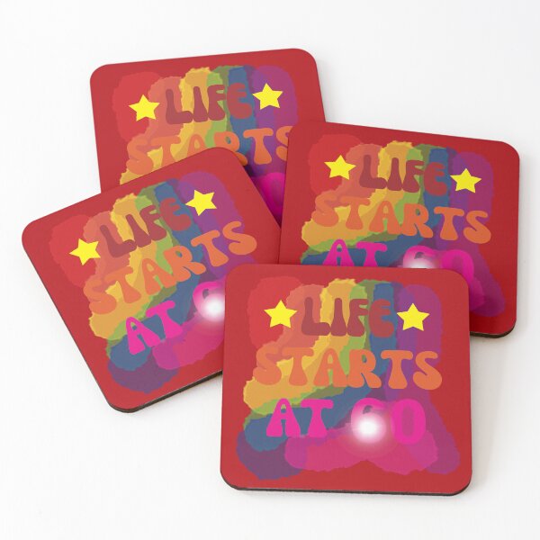 Item preview, Happy 60th Birthday - Life starts at 60  designed and sold by EunsooLee.
