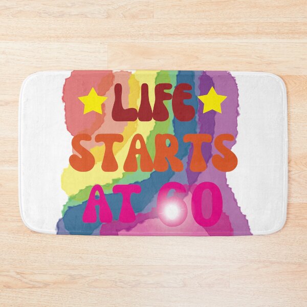 Item preview, Happy 60th Birthday - Life starts at 60  designed and sold by EunsooLee.