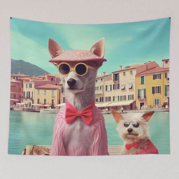 Item preview, Pretentious Pets on Holiday  designed and sold by Klickpicks.