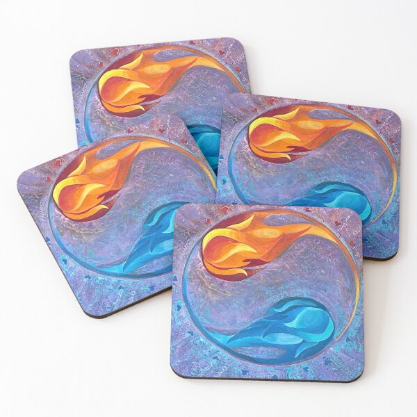 Item preview, Twin Flames- Twin Flame Art Painting designed and sold by TwinFlameArt.