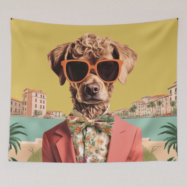 Item preview, Pretentious Pets on Holiday  designed and sold by Klickpicks.