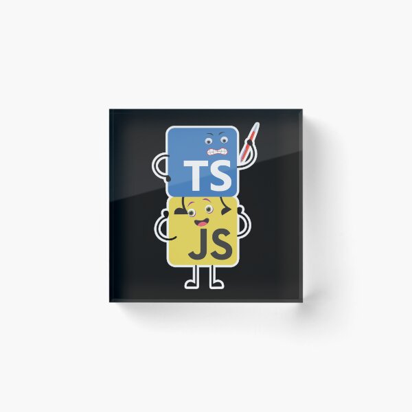 Item preview, Typescript vs. Javascript designed and sold by AlexanThompsonn.