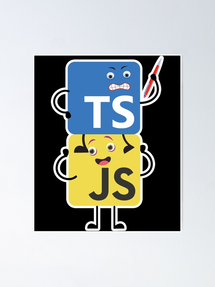 Thumbnail 1 of 3, Poster, Typescript vs. Javascript designed and sold by AlexanThompsonn.