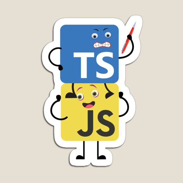 Item preview, Typescript vs. Javascript designed and sold by AlexanThompsonn.