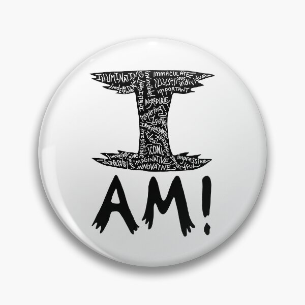 Item preview, I AM! - Transparent Black Design designed and sold by Tim Veiga.