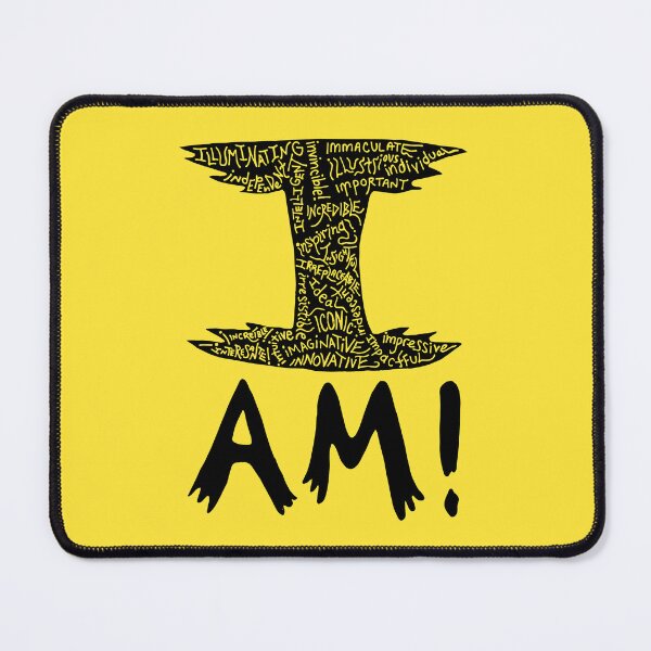Item preview, I AM! - Transparent Black Design designed and sold by Tim Veiga.