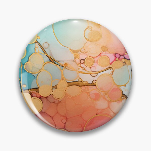 Item preview, Alcohol Ink Painted Colorful Print designed and sold by PaperieJennifer.