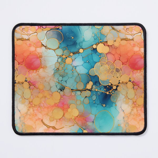 Item preview, Alcohol Ink Painted Colorful Print designed and sold by PaperieJennifer.