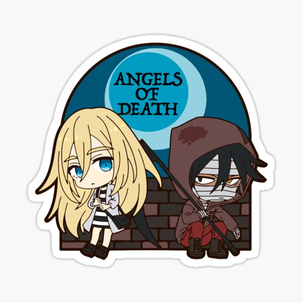 Angels of death Sticker for Sale by Littebabe