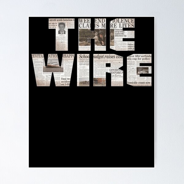 The Wire Poster cult HBO TV Show 