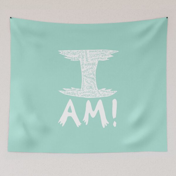 Item preview, I AM! - Transparent White Design designed and sold by Tim Veiga.