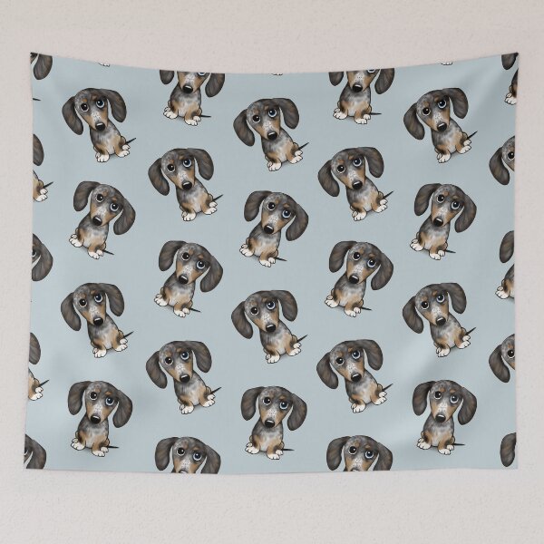 Item preview, Merle Dapple Dachshund Cute Wiener Dog  designed and sold by Jenn Inashvili.