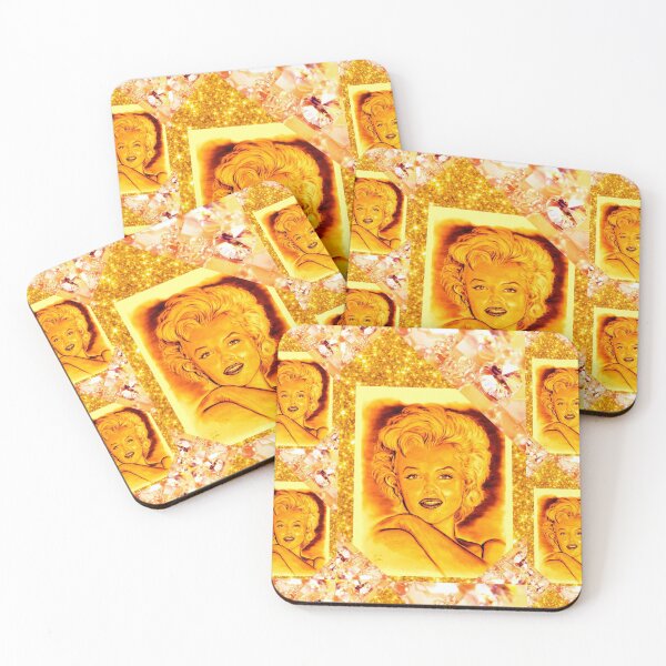 Item preview, Marilyn diamonds and glitter orange gold designed and sold by GittaG74.