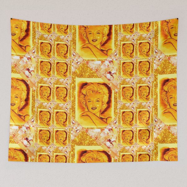 Item preview, Marilyn diamonds and glitter orange gold designed and sold by GittaG74.