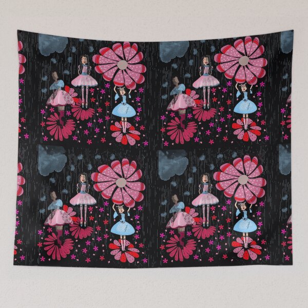 Item preview, Children's decoration colored flowers designed and sold by DGFerredon.