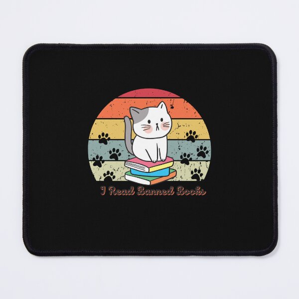 Item preview, Cat I Read Banned Books (1) designed and sold by CuTeesShirtse.