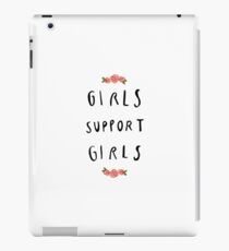 Girls support girls iPad Case/Skin