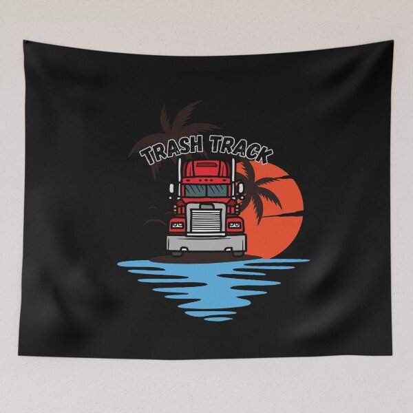 Item preview, Hank And Trash Truck Sunset designed and sold by KGSM.