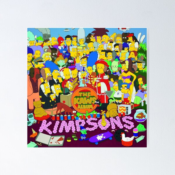 Kaws graffiti style' Poster, picture, metal print, paint by Biopic