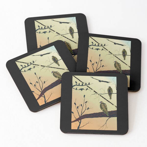 Item preview, Turkey Vultures in Trees - Black Ink with Watercolor Markers Spiral Notebook 	 designed and sold by ruxpgenwq7.