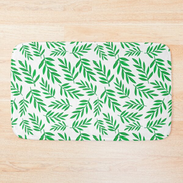 Item preview, light green leaf patttern designed and sold by trrendyaf.