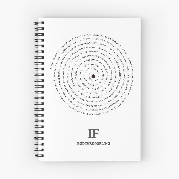 Item preview, If by Rudyard Kipling vinyl spiral designed and sold by ArlacV.