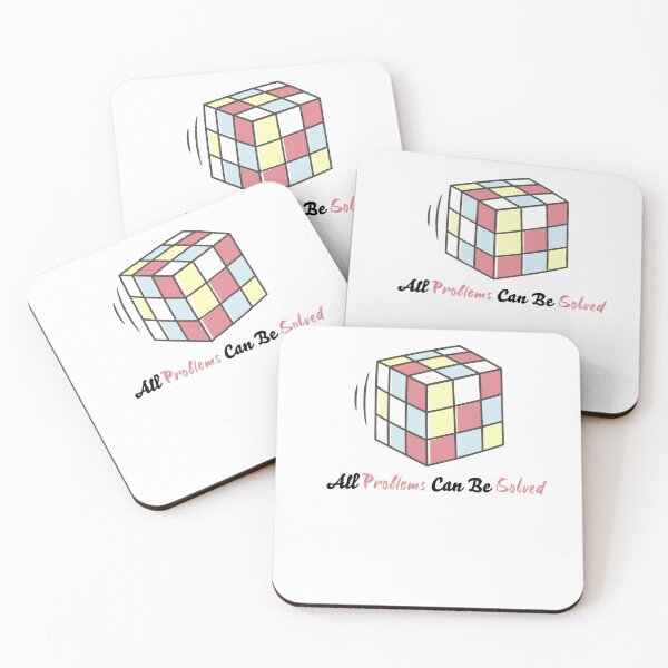 Item preview, All Problems Can Be Solved | Rubiks Cube | Math | Teacher | Teacher Tee designed and sold by ShoniwDesigns.