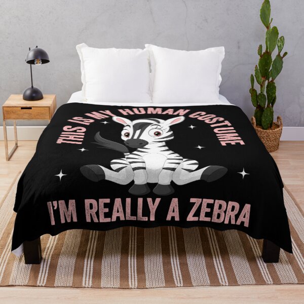 Item preview, This Is My Human Costume I'm Really A Zebra Funny Halloween T-shirt designed and sold by KGN  CREATIVITY.