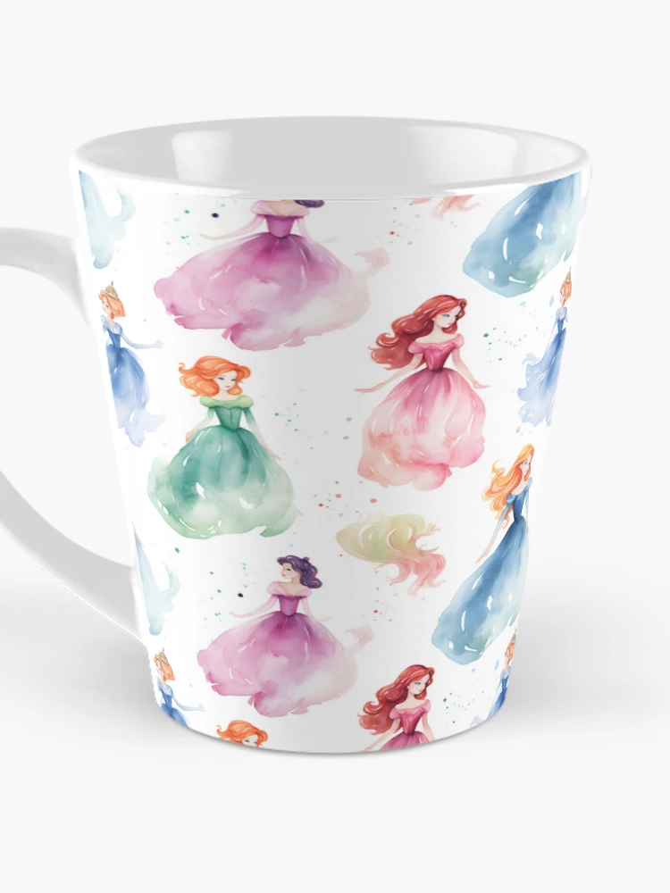 Thumbnail 3 of 4, Coffee Mug, Princesses Pattern 21 designed and sold by DigitalPatternx.