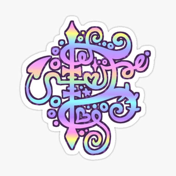 Item preview, King Asmodeus/Asmoday Daemon Sigil // Modified Pastel Rainbow Version by Korvella Starlight designed and sold by vampydemonartz.