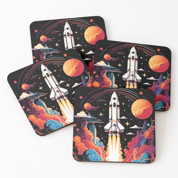 Item preview, Colorful Rocketship designed and sold by EdsanDesigns.