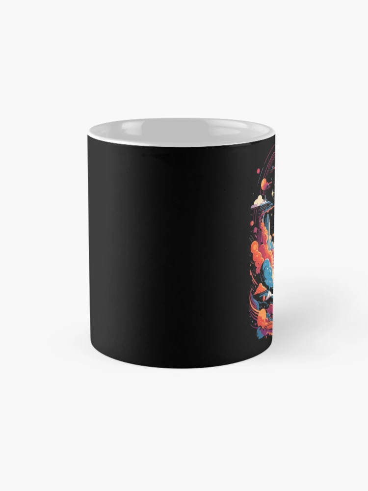 Thumbnail 4 of 6, Coffee Mug, Colorful Rocketship designed and sold by EdsanDesigns.