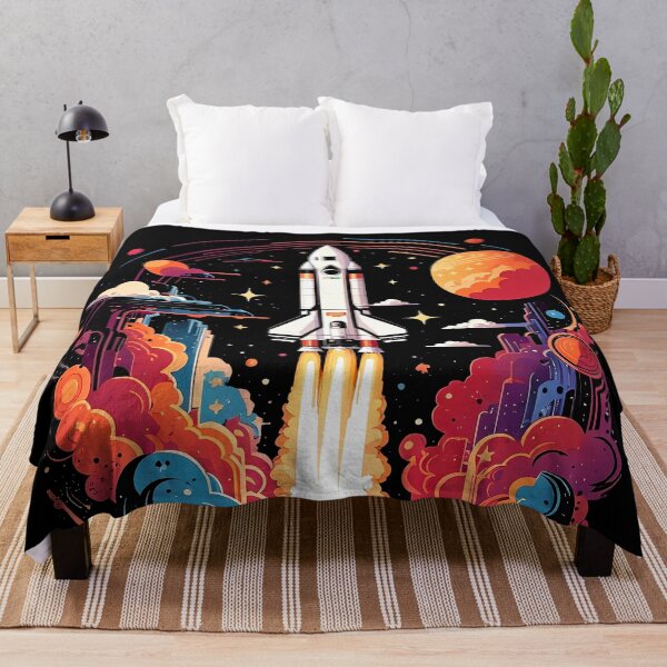 Item preview, Colorful Rocketship designed and sold by EdsanDesigns.