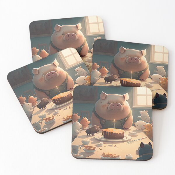 Item preview, Delectable Swine Soiree designed and sold by Wallbreaker Pig.