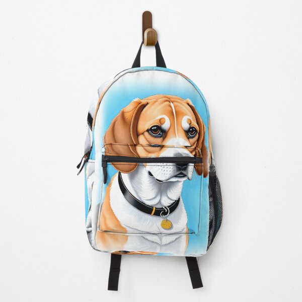 Item preview, Watercolor Beagle Dog Portrait Art Print designed and sold by Stoneheim.