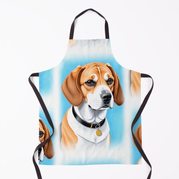 Item preview, Watercolor Beagle Dog Portrait Art Print designed and sold by Stoneheim.