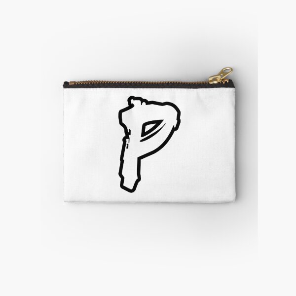 Item preview, P BRUSH STYLE CAPITAL LETTER INITIAL T-SHIRT MODERN MINIMALIST FONT LOGO TYPEFACE LETTERING TYPOGRAPHY MONOGRAM TEE designed and sold by prezziefactory.