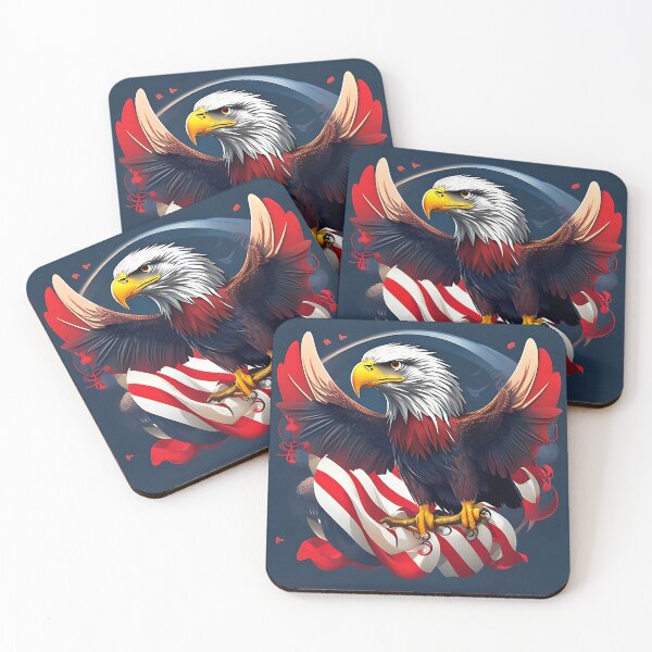 Item preview, Independence Day in USA with Eagle symbolic Logo on T-Shirt. designed and sold by athurbubble.
