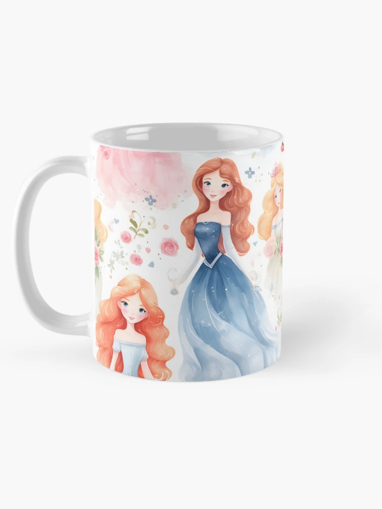 Thumbnail 5 of 6, Coffee Mug, Princesses Pattern 22 designed and sold by DigitalPatternx.