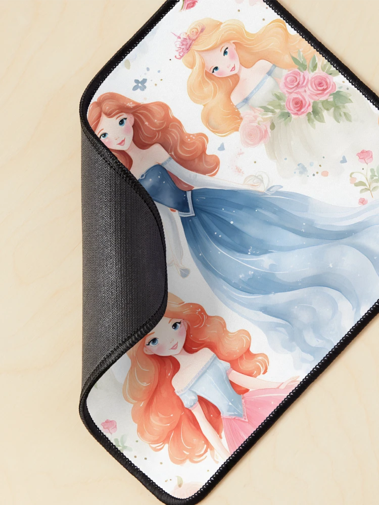 Thumbnail 2 of 5, Mouse Pad, Princesses Pattern 22 designed and sold by DigitalPatternx.