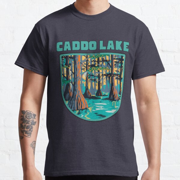 Caddo Lake Texas Louisiana, T-Shirt Small / Navy