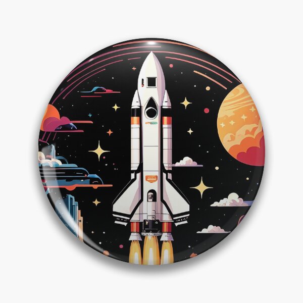 Item preview, Colorful Rocketship designed and sold by EdsanDesigns.