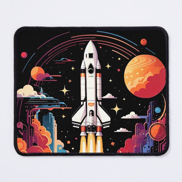 Item preview, Colorful Rocketship designed and sold by EdsanDesigns.