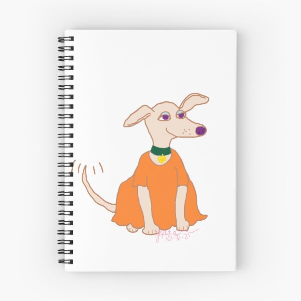 Item preview, Beige Dog in Orange Dress designed and sold by JLPeterson65.