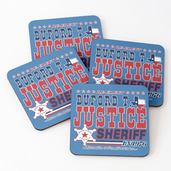Item preview, Re-Elect Sheriff Buford T. Justice designed and sold by TeeArcade84.